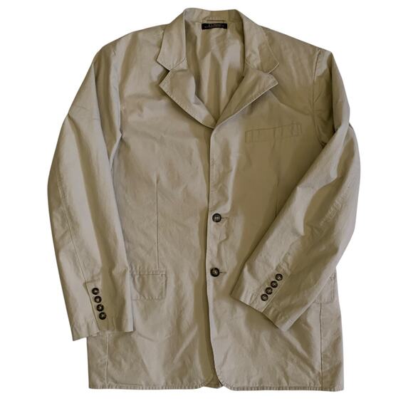 L.L. Bean Other - LL Bean Men's Size 40 Regular Blazer Jacket Beige 100% Cotton 0KU59